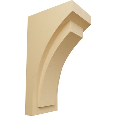 Ekena Millwork 5 1/2"W x 7 3/4"D x 14"H Jumbo Felix Wood Corbel, Alder CORW05X07X14FEAL